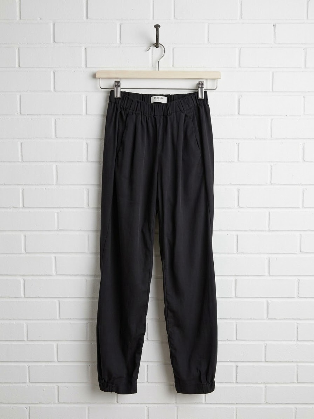 Aritzia Babaton Linen Blend Pull-On Joggers Black Size 2XS
